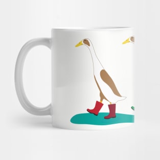 Puddle Jumping Ducks Mug